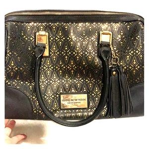 Marc New York Black Leather Bag